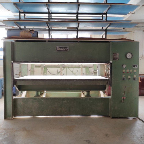 Woodworking press used heated hydraulic Manni 2500x1300