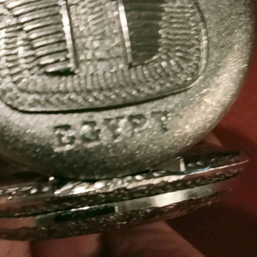 Ashraf Quartz pocket watch like new, Egypt Pharaoh theme