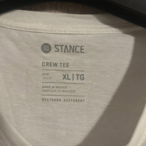 Sublime Stance T-shirt XL like new, white