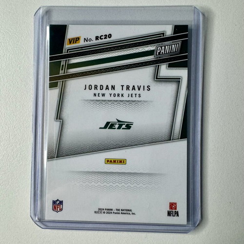 Jordan Travis 2024 Panini National VIP Gold Pack Base RC new