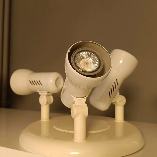 IKEA ceiling and wall light used with 3 spotlights