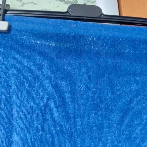 Beach towel used, dark blue, 1.47 × 0.72 m