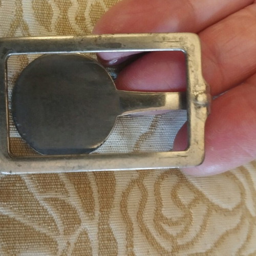 Silver old money clip like new