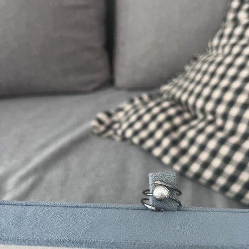 Ring with pearl s925 silver, like new