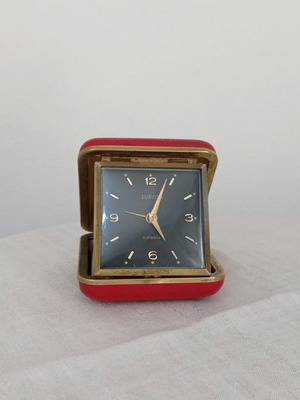 Europa travel clock used, German