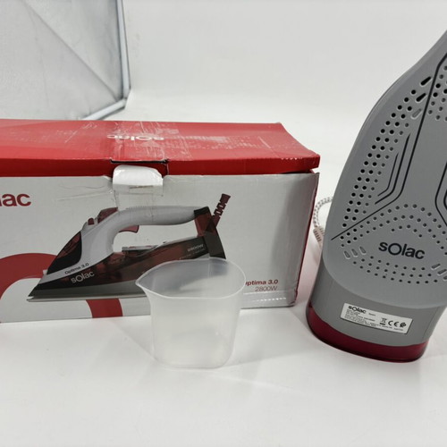 Solac Optima 3.0 Steam Iron 2800W Ceramic Soleplate New