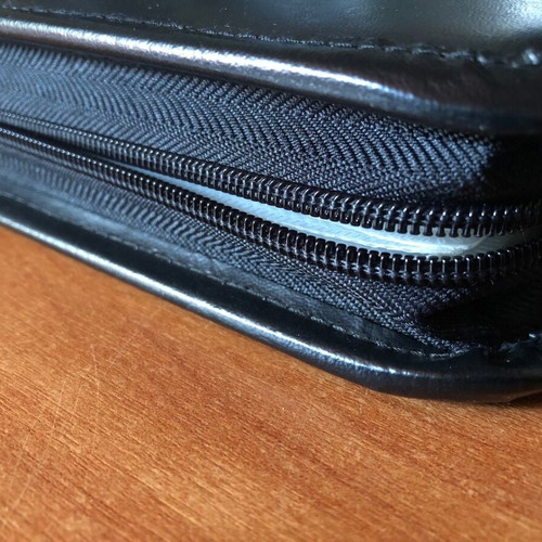 Leather CD DVD case used, capacity 48 pcs