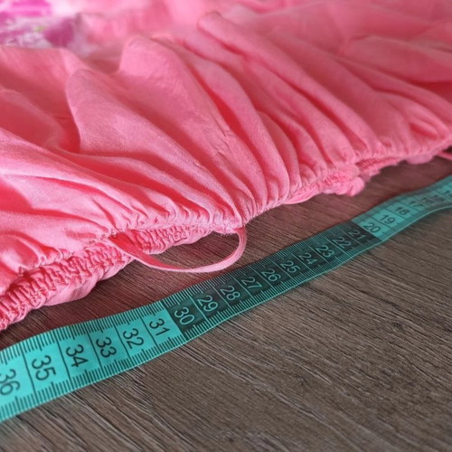 Pierre Cardin pink summer dress new, silk blend, size EU44