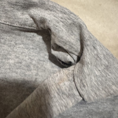 Longsleeve V-Cut Shirt used, size XS, gray with studs