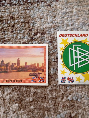 Panini '96 stickers like new, Europa '96, set of two