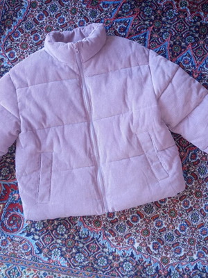 Mango Kids Puffer Jacket for Girls 11 Years Like New Violet Lilac