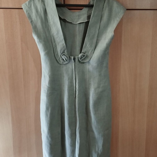 Khaki summer dress like new, size S