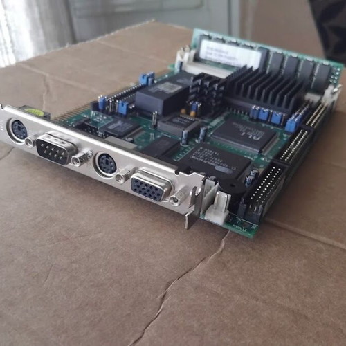 HS-5X86HVGA REV:1.6 ICP Board ISA Slot Industrial Motherboard CPU+RAM like new