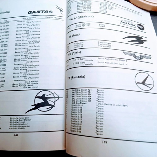 Civil Aircraft Markings Airlines Illustrated History Book like new