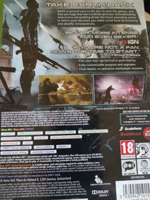 Space MASS EFFECT 3 ( Xbox 360)