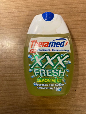 Theramed XXX Fresh Lemon Mint collectible toothpaste new