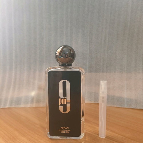 Afnan 9Pm perfume new, 5ml and 10ml samples