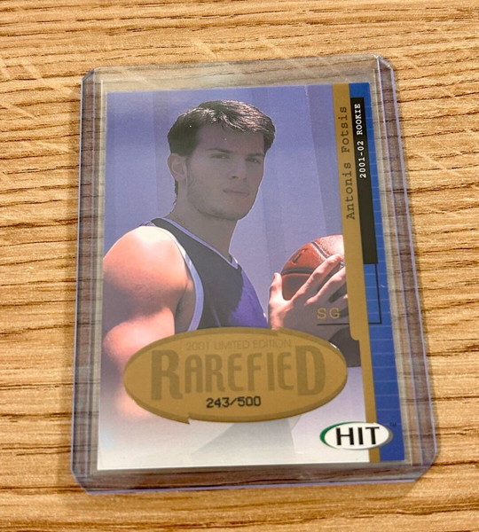 Αριθμημενη καρτα Αντωνης Φωτσης NBA Rookie Sage 2001 Παναθηναϊκος 243/500