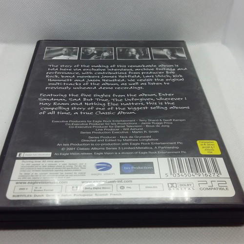 Metallica Classic Albums Present Metallica DVD used