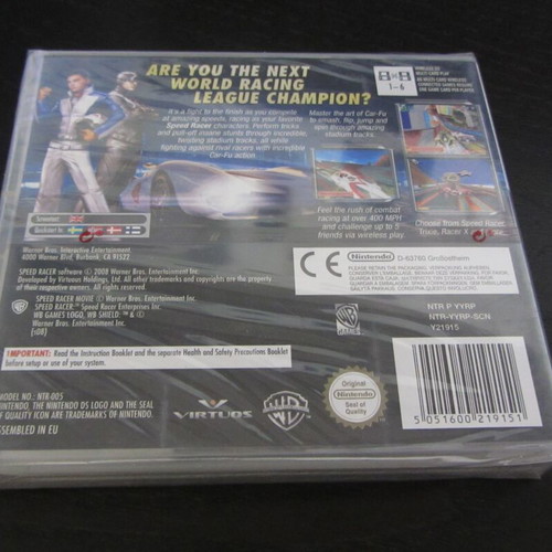 Speed Racer The Videogame Nintendo DS new sealed