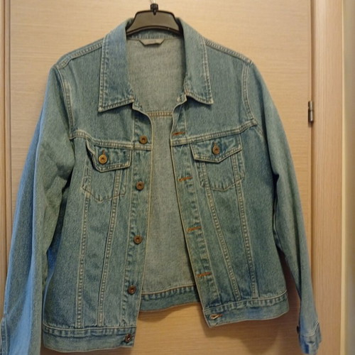 Jean jacket Marks & Spencer light wash like new, blue