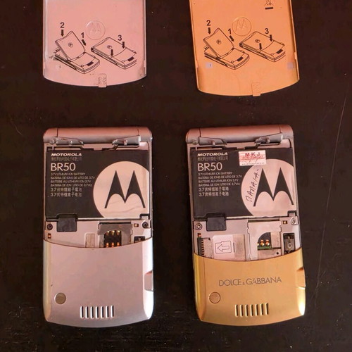 Motorola V3 & V3i Dolce Gabbana Edition phones used for parts
