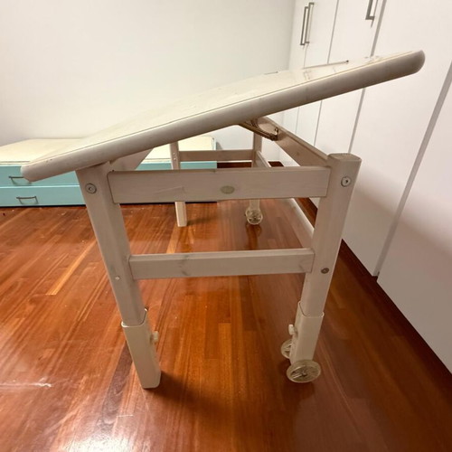 Wardrobe with drawers, bed with mattress, storage, lift-up desk, bookshelf