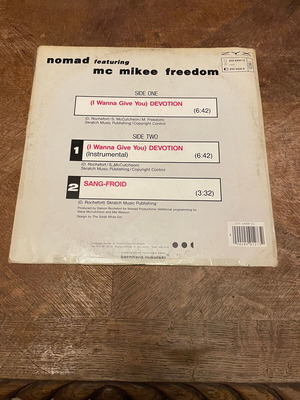Nomad Featuring MC Mikee Freedom (I Wanna Give You) Devotion 12" vinyl used
