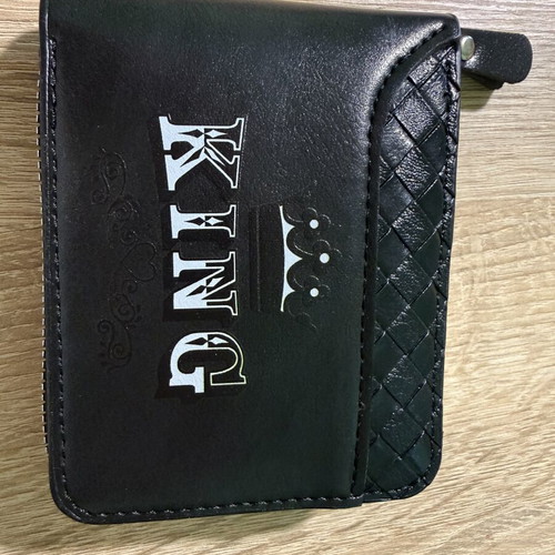 Men's wallet new, black