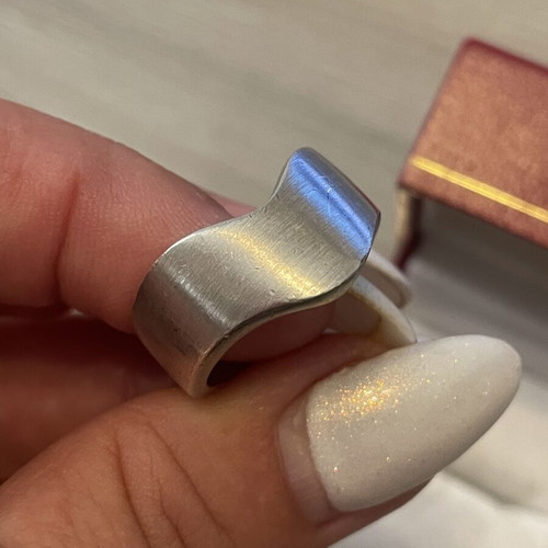 Silver 950 Zolotas ring, size 57
