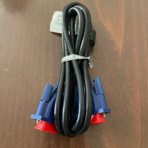 Samsung VGA cable 1.5 meters new, black with blue connectors
