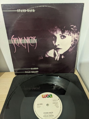 Stevie Nicks Stand Back vinyl record used, pop