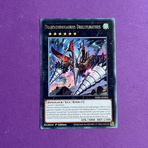 Transcendosaurus Drillygnathus - Yu-Gi-Oh! Card
