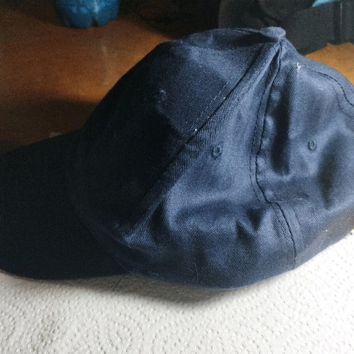 Canvas sun hat dark blue like new, size S