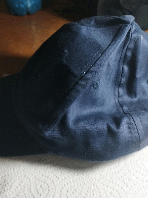Canvas sun hat dark blue like new, size S