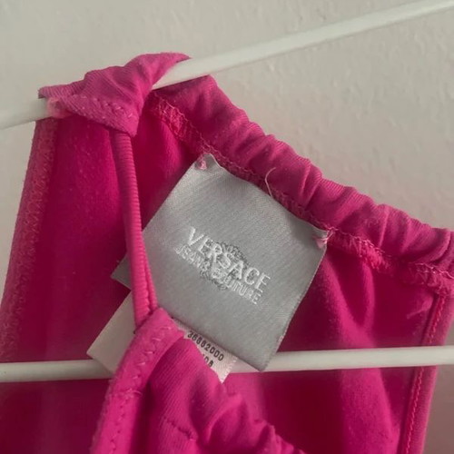 Versace fuchsia dress size M used, lycra fabric