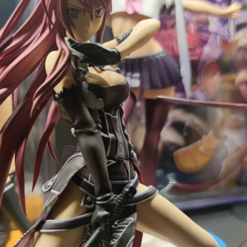 Anime PVC figures used, girls set