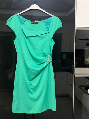 Rinascimento cotton midi dress like new, green, size S