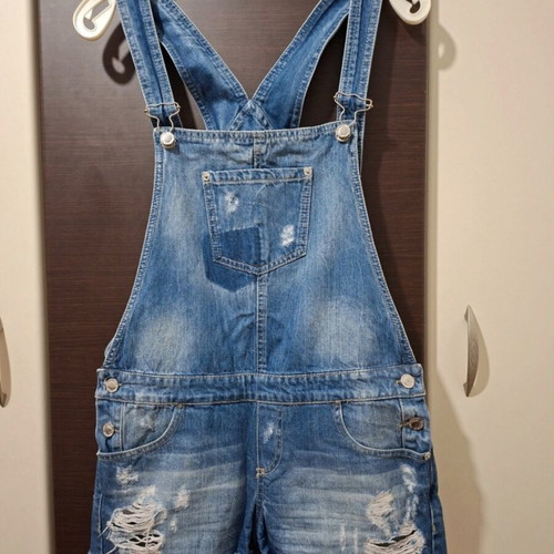 Stradivarius denim shorts overall like new, blue, size S