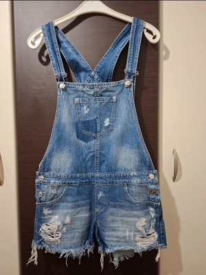 Stradivarius denim shorts overall like new, blue, size S