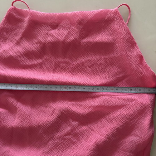 Bershka long airy dress fuchsia pink new, size small