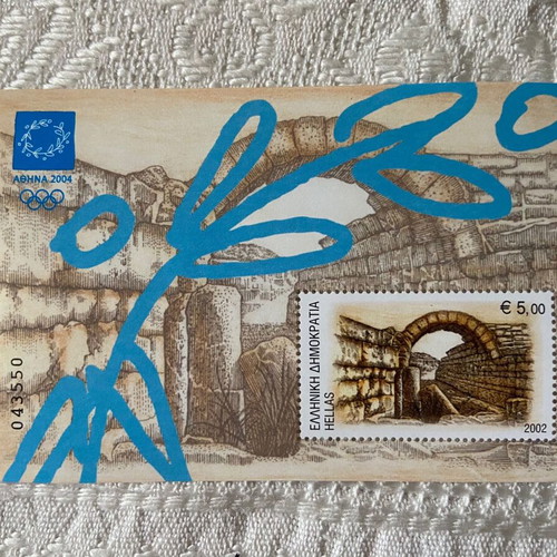 Souvenir block 2002 Athens 2004 Olympic Games