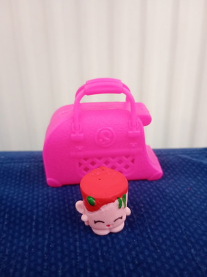 Shopkins suitcase with figure used