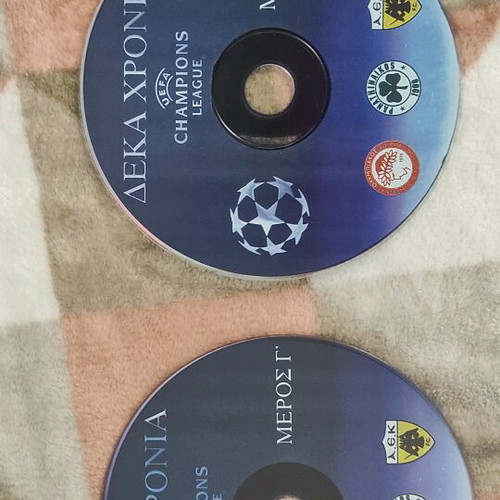 2 DVD 10 Years Greek Teams in UEFA Champions League like new