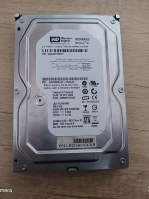 Western Digital WD1600AAJS 160 GB HDD