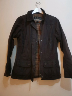 Barbour women's jacket like new brown, size S