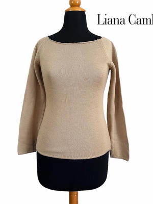 Liana Camba beige sweater like new, size S