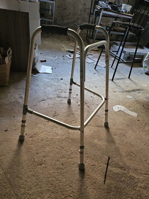 Aluminum Walking Frame used, stable mobility aid