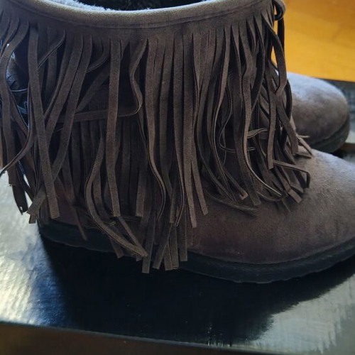 Bozikis ankle boots like new, gray, size 37