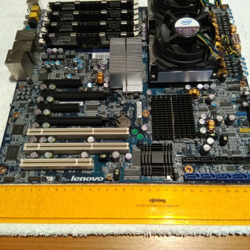 Lenovo D10 Server Motherboard dual socket LGA771 used with CPU and RAM